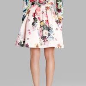 ted baker floral skirt
